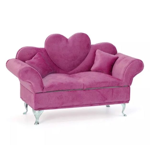 Joyero de lujo con forma de mueble rosa 001-45JOY