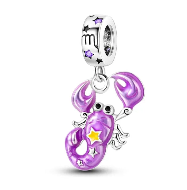 Charm zodiaco de plata s925