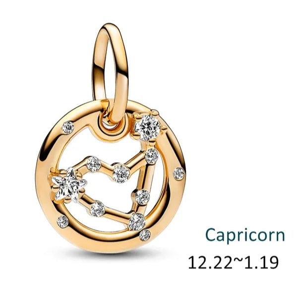 Charm constelación zodiaco de plata s925