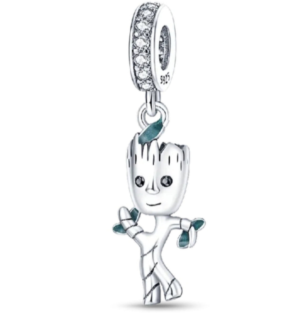 Charm Groot Alternativo de plata s925