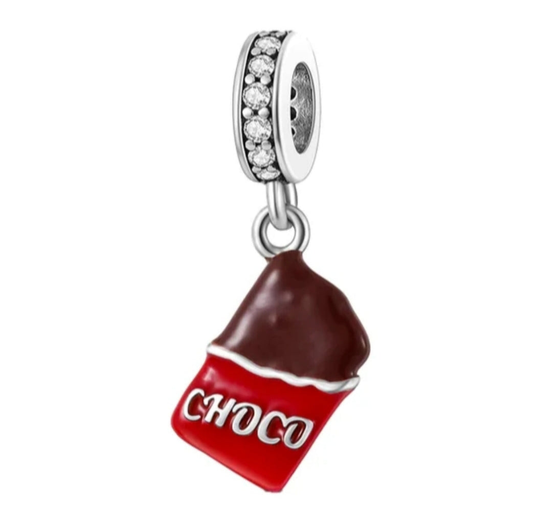 Charm golosina Choco de plata s925 ✪ 𝔼𝕟𝕥𝕣𝕖𝕘𝕒 𝕀𝕟𝕞𝕖𝕕𝕚𝕒𝕥𝕒