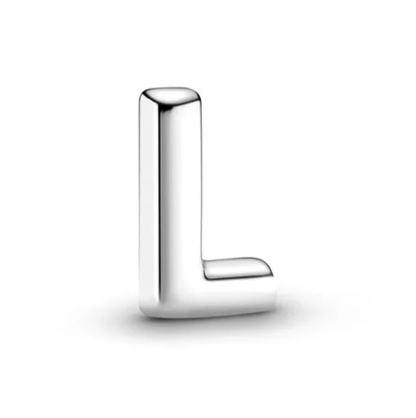 Letras Charm Petite de plata s925