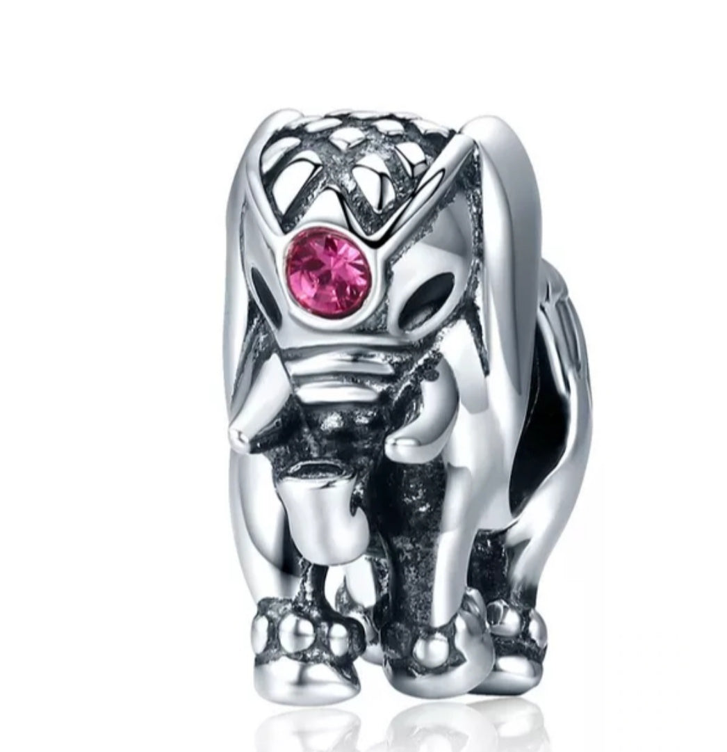 Charm elefante Tailandia de plata s925