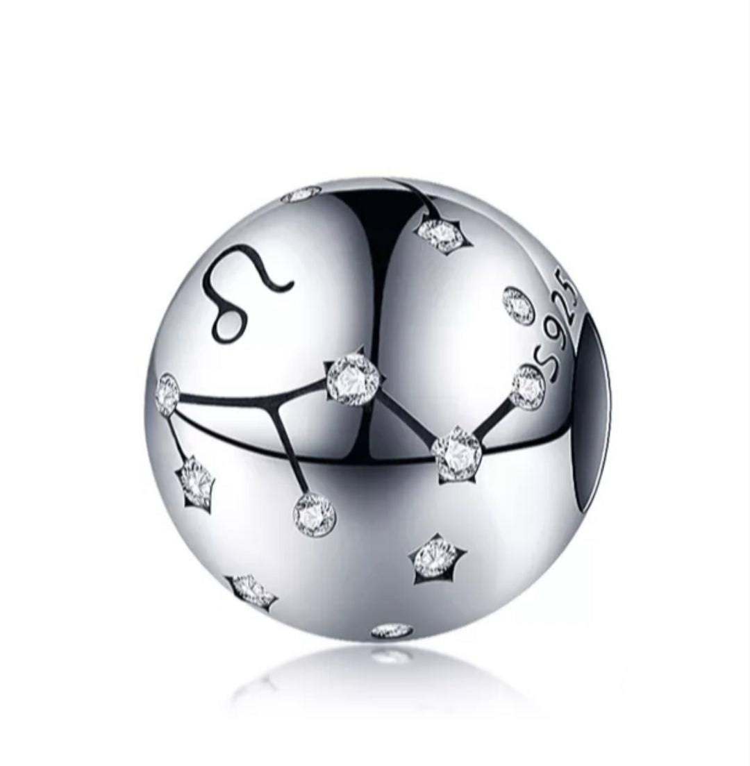 Charm constelaciones Zodiaco de plata s925