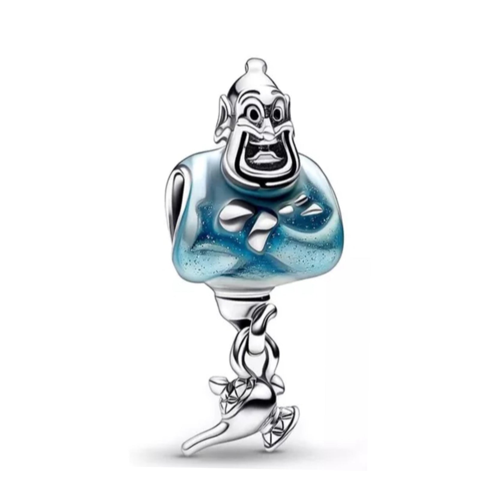 Charm genio azul de Aladín colgante de plata s925